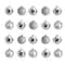 20ct. 3" Silver Shatterproof Christmas Ornaments